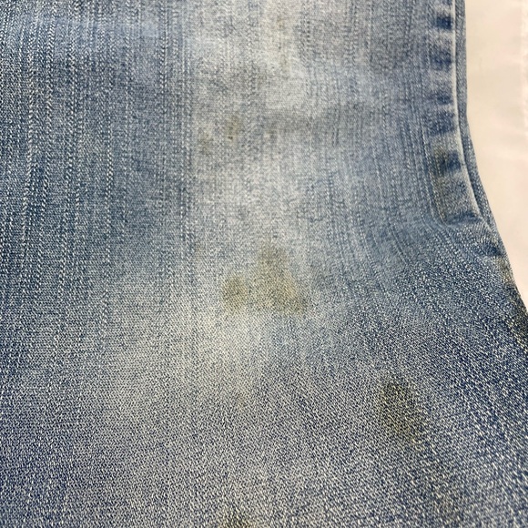 Ross Thomson Denim Jeans Blue Faded Distressed Straight NWT Men's 40 W x 29* - Picture 8 of 12